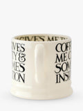 Emma Bridgewater Black Toast small mug 175ml, imported from the UK