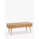 John Lewis Grayson Storage Coffee Table, Oak