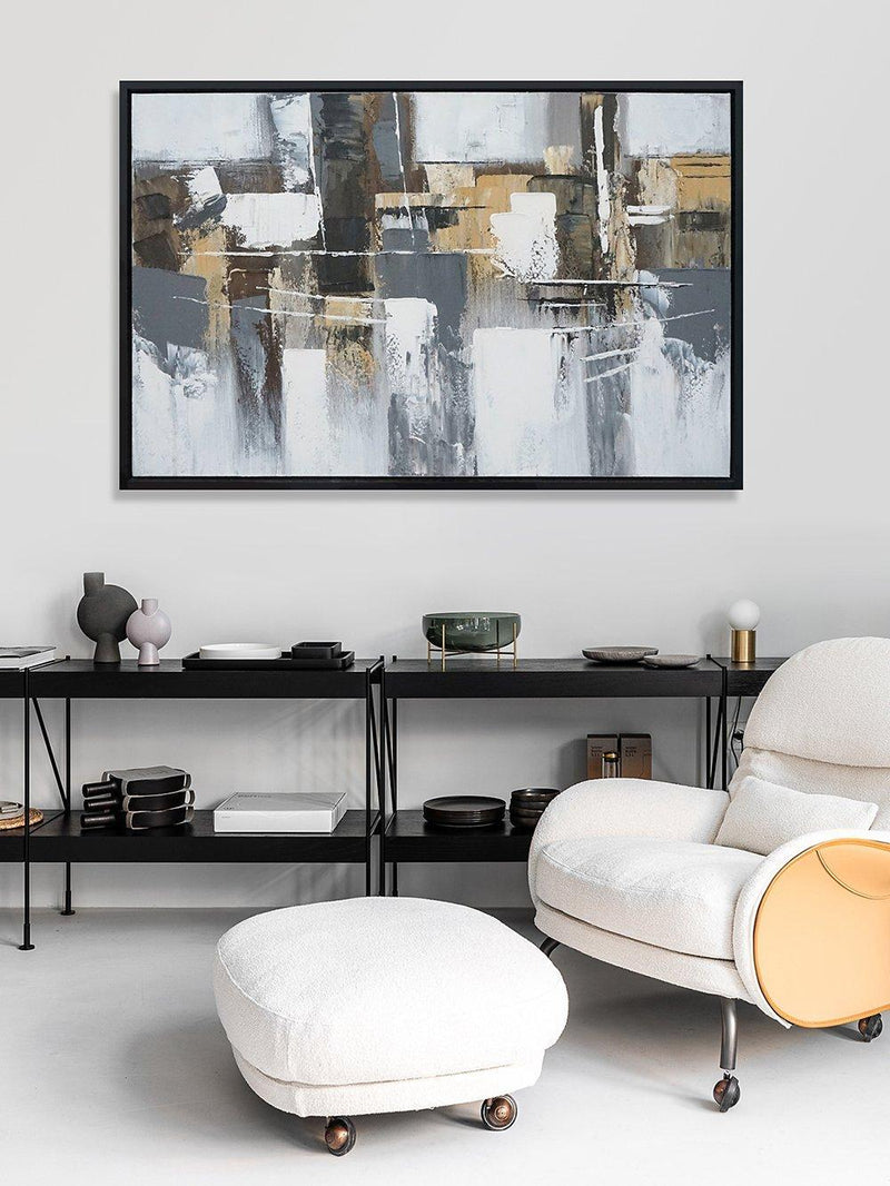 John Lewis Storm hand painted canvas 72x112cm (British brand)