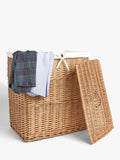 John Lewis Willow Laundry Basket Natural Double, UK version