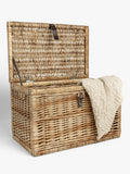 John Lewis woven willow trunk natural 36x36x56cm, imported from the UK