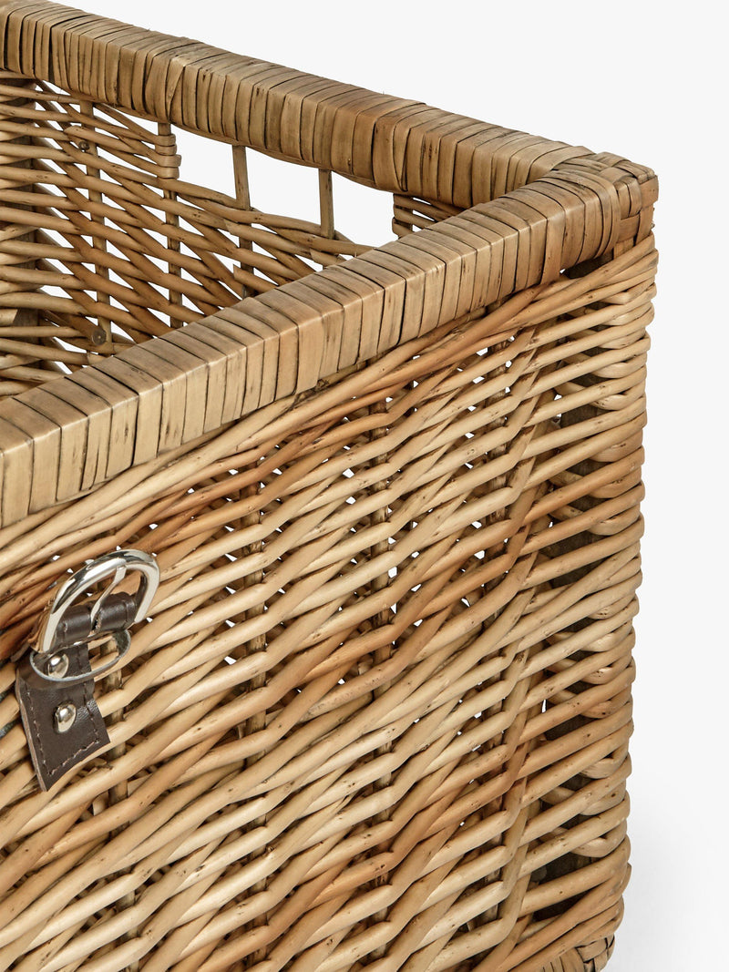 John Lewis woven willow trunk natural 36x36x56cm, imported from the UK