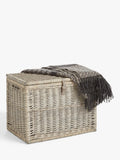 John Lewis willow storage trunk grey wash (British brand)