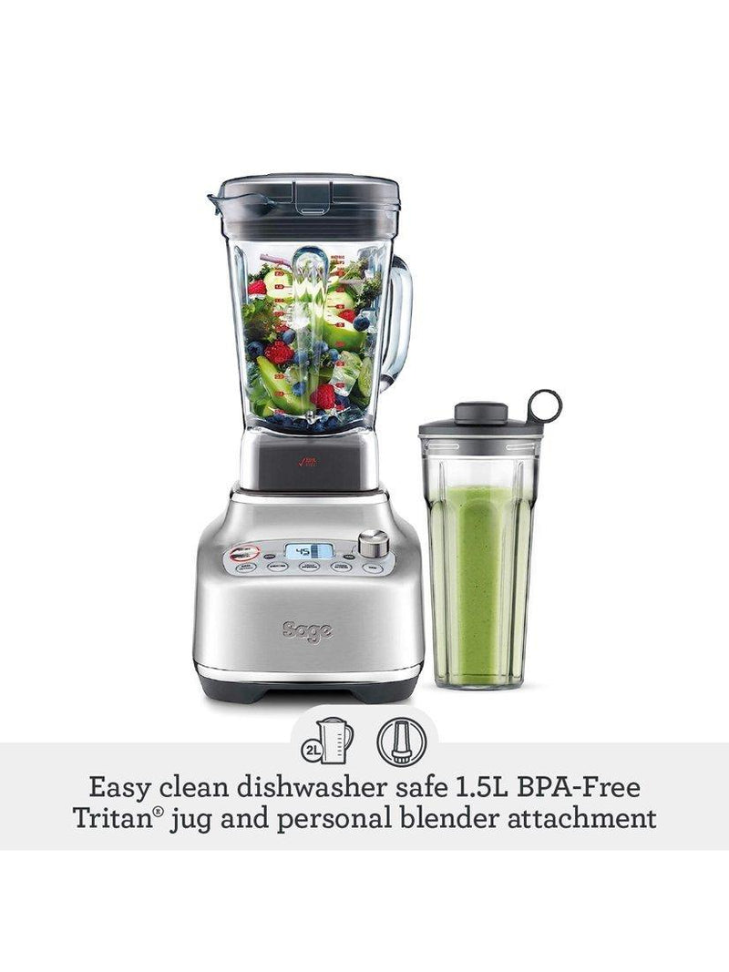 Sage Super Q food blender 2 litre jug stainless steel - British product