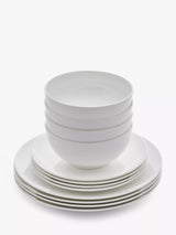 John Lewis Royal Worcester Serendipity Bone China Dinnerware Set, White, 12 Piece- Buy online at McGrocer
