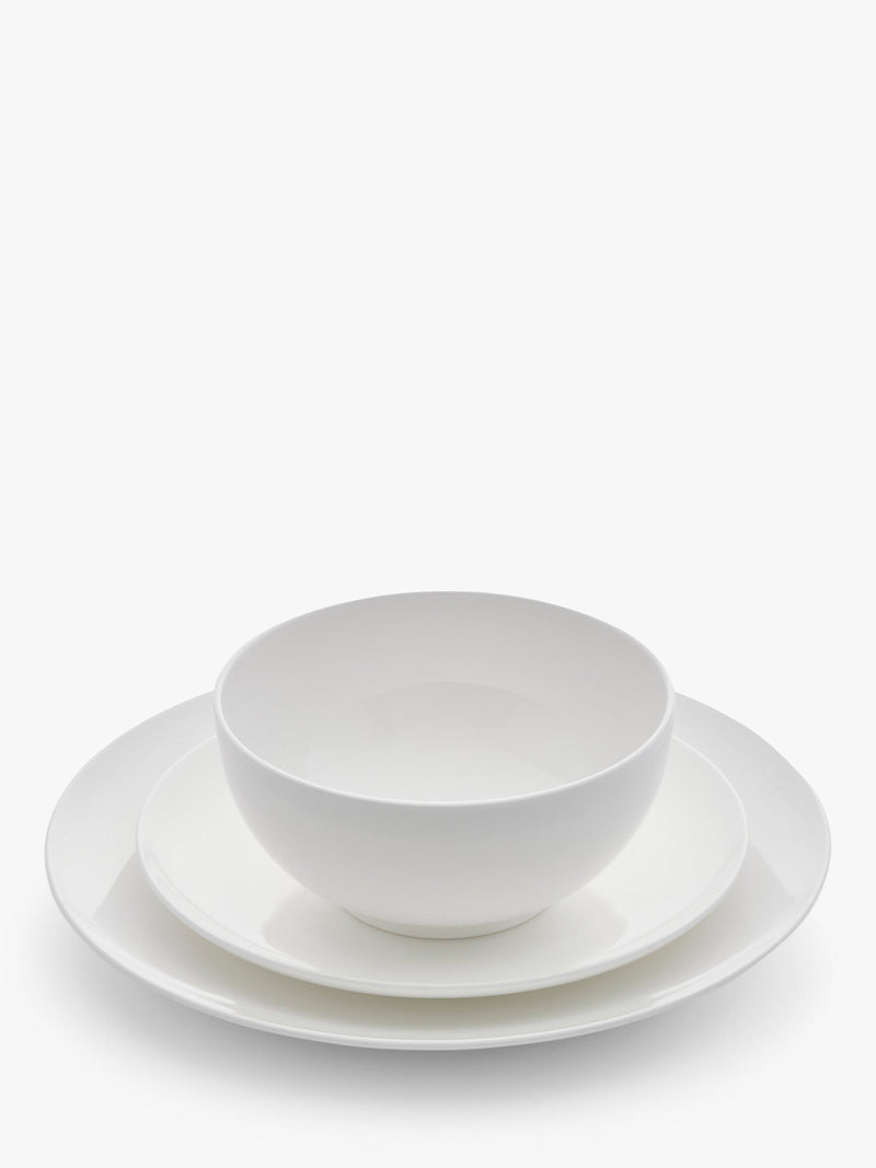 Royal Worcester bone china dinnerware set Serendipity White 12 piece - British product