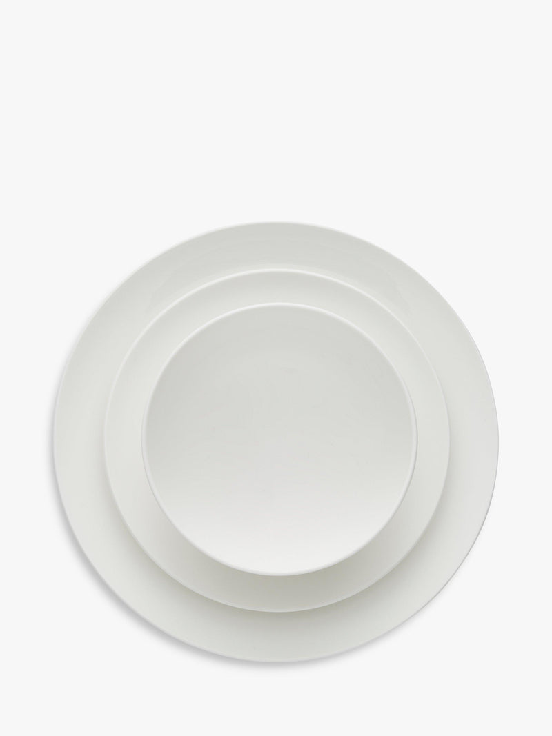 Royal Worcester bone china dinnerware set Serendipity White 12 piece - British product