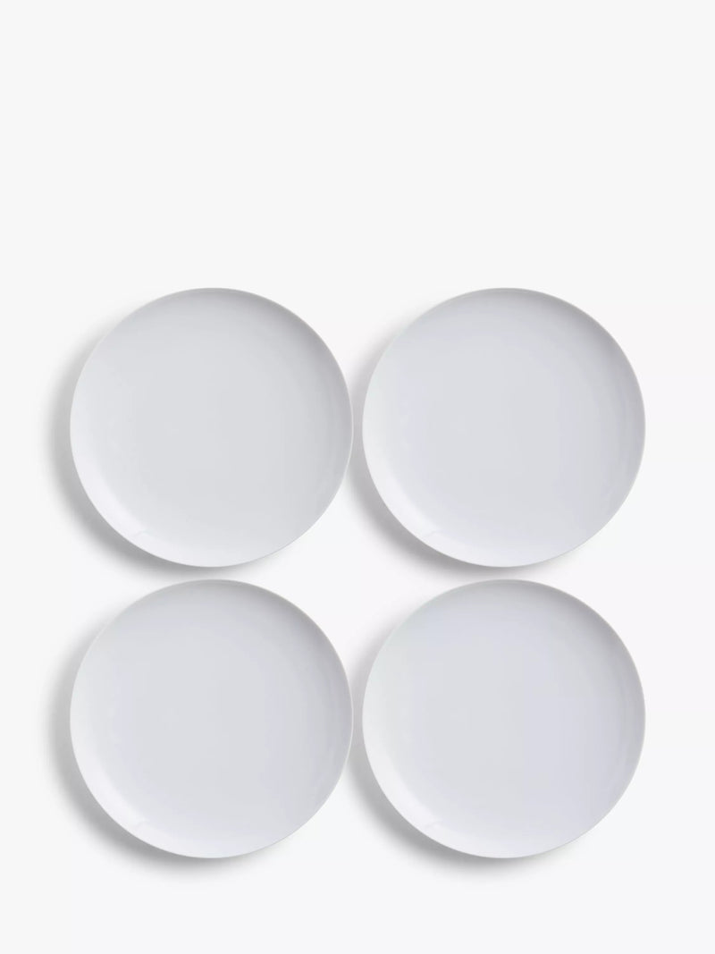 John Lewis porcelain side plates 22cm set of 4, UK version