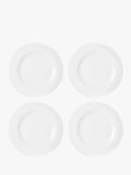 John Lewis Dine porcelain side plates set of 4 22cm white (British brand)