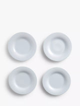 John Lewis John Lewis Dine Porcelain Rim Side Plates, Set of 4, 18cm, White- Buy online at McGrocer