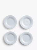 John Lewis porcelain side plates set of 4 white 18cm, UK version