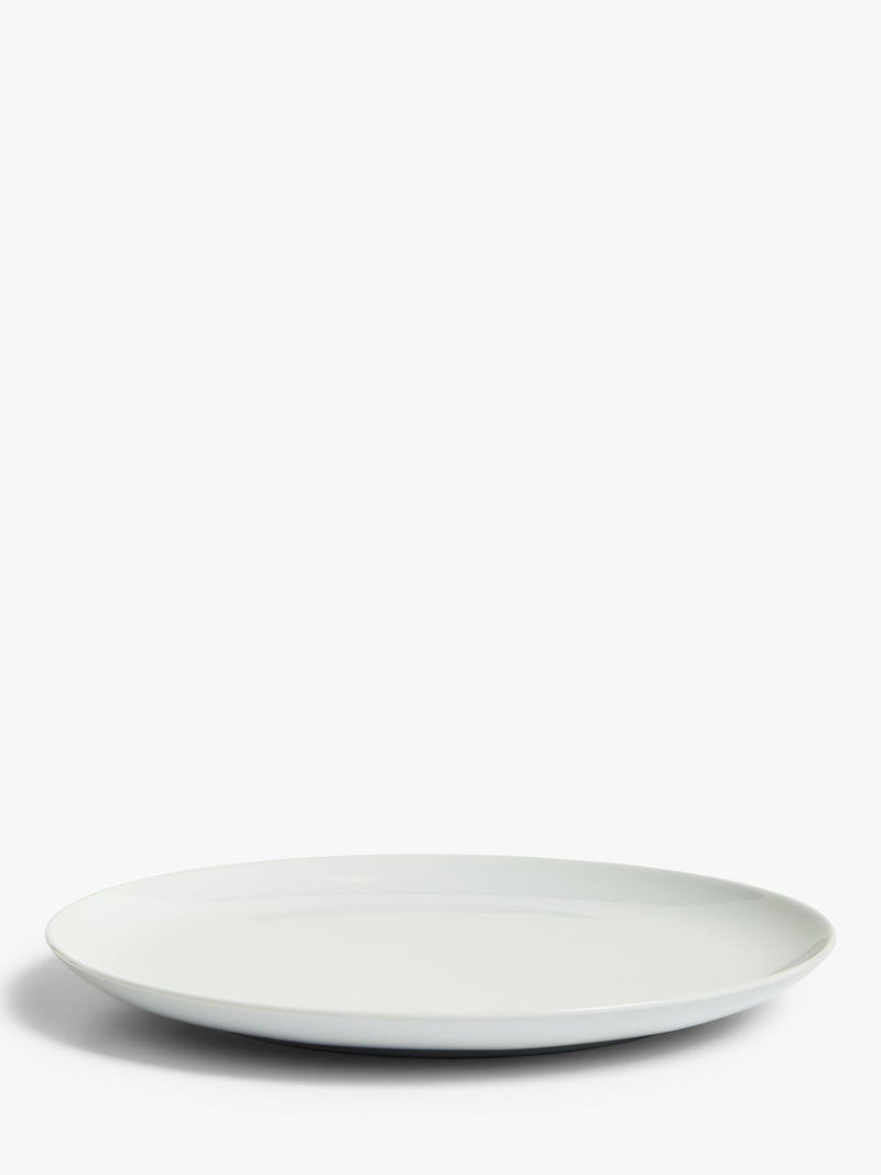 John Lewis Dine porcelain coupe dinner plates set of 4, 28cm white, imported from the UK