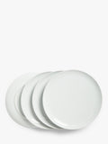 John Lewis Dine porcelain coupe dinner plates set of 4, 28cm white, imported from the UK
