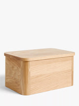 John Lewis John Lewis Oak Wood Bread Bin- Buy online at McGrocer