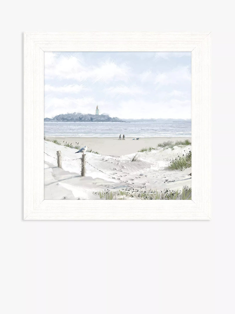 John Lewis Richard Macneil lighthouse view framed print 37cm (British brand)