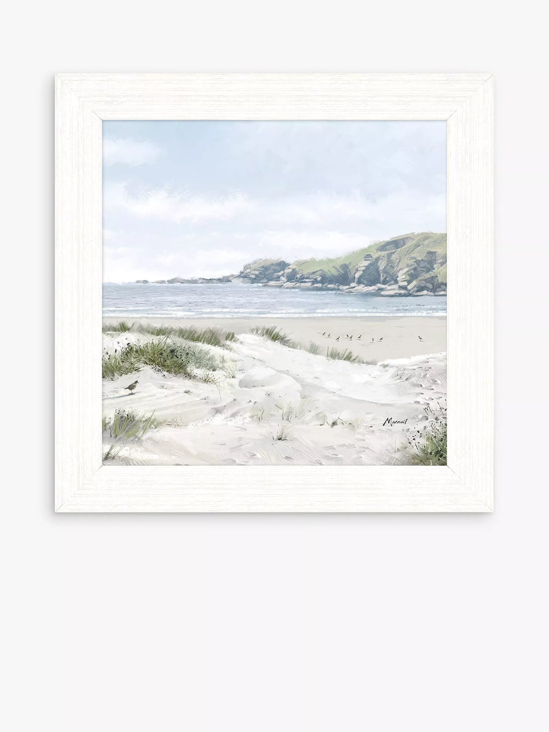 John Lewis seascape framed print 37x37cm, imported from the UK