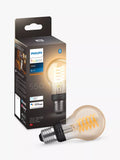 Philips Hue smart LED classic filament bulb E27 7W, UK version