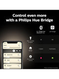 Philips Hue smart LED classic filament bulb E27 7W, UK version