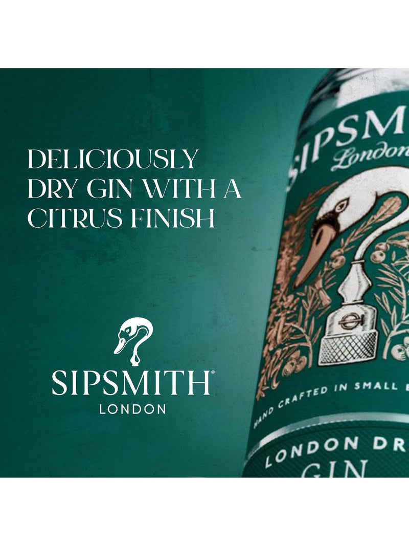 Sipsmith London Dry Gin 70cl, imported from the UK
