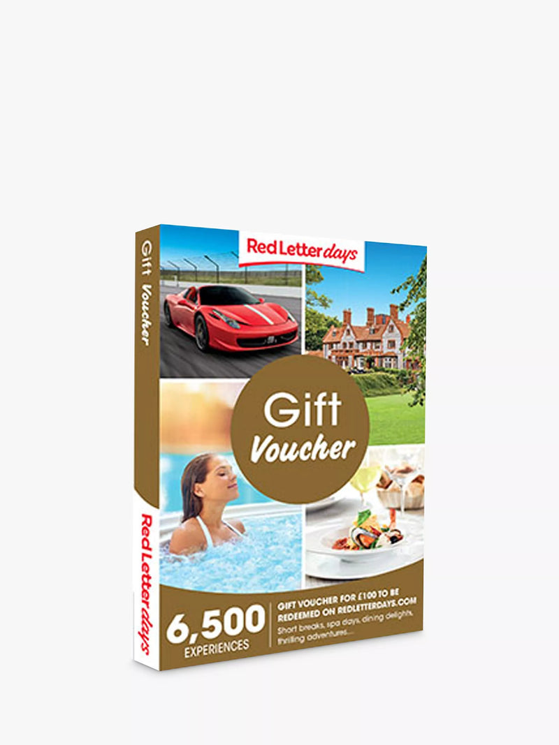Red Letter Days £100 gift experience voucher, imported from the UK