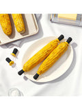 OXO Yellow/Black corn cob holders set of 8, imported from the UK