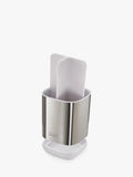 Joseph Joseph stainless steel toothbrush holder with ventilation holes, UK version