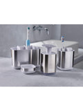 Joseph Joseph stainless steel toothbrush holder with ventilation holes, UK version
