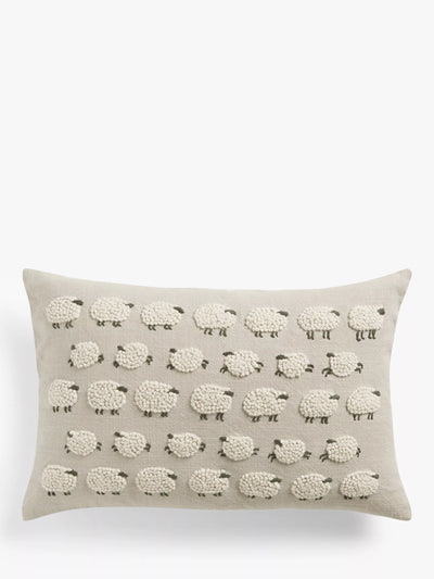 John Lewis John Lewis Sheep Cushion Natural Decorative Cushion- Buy online at McGrocer