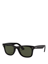 John Lewis Ray-Ban RB4340 Wayfarer Ease Sunglasses Black/Green- Buy online at McGrocer