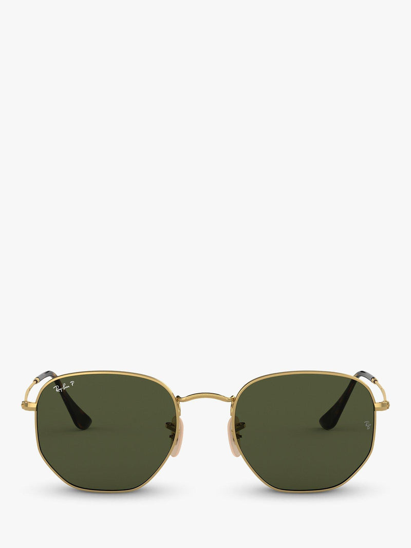 Ray-Ban polarised hexagonal sunglasses 51mm, UK version