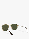 Ray-Ban polarised hexagonal sunglasses 51mm, UK version