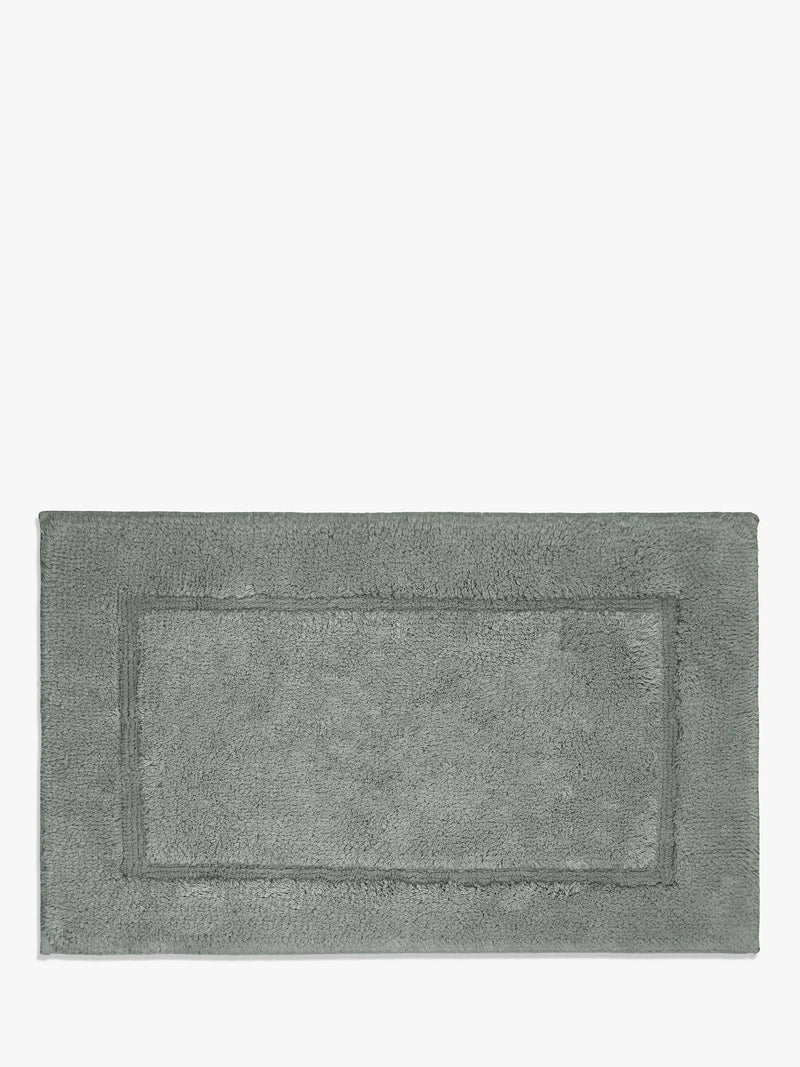 John Lewis Micro-Fresh Deep Pile Bath Mat, Dove Grey, Medium (L50 x W80cm)