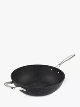 John Lewis Eaziglide Neverstick2 Aluminium Non-Stick Open Wok 32cm- Buy online at McGrocer