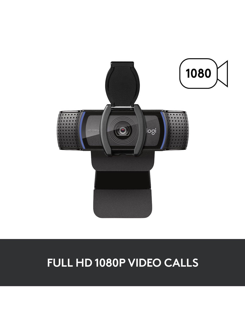 Logitech C920s Webcam black, imported from the UK
