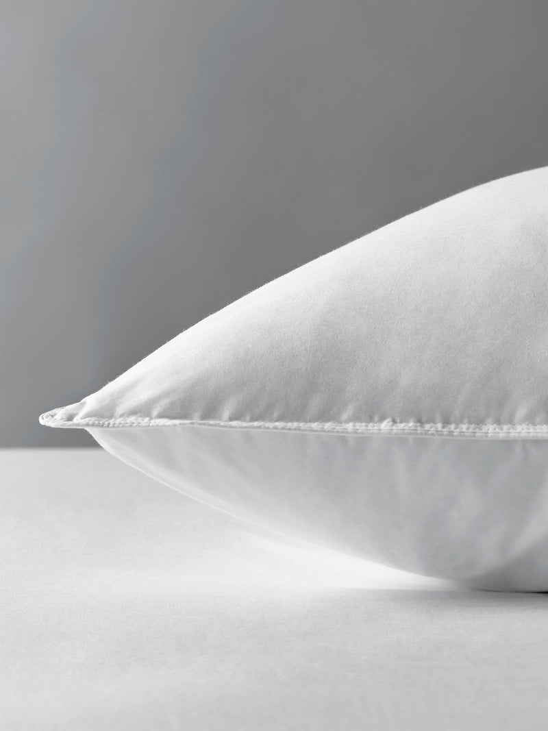John Lewis natural duck feather and down soft standard pillow, UK version