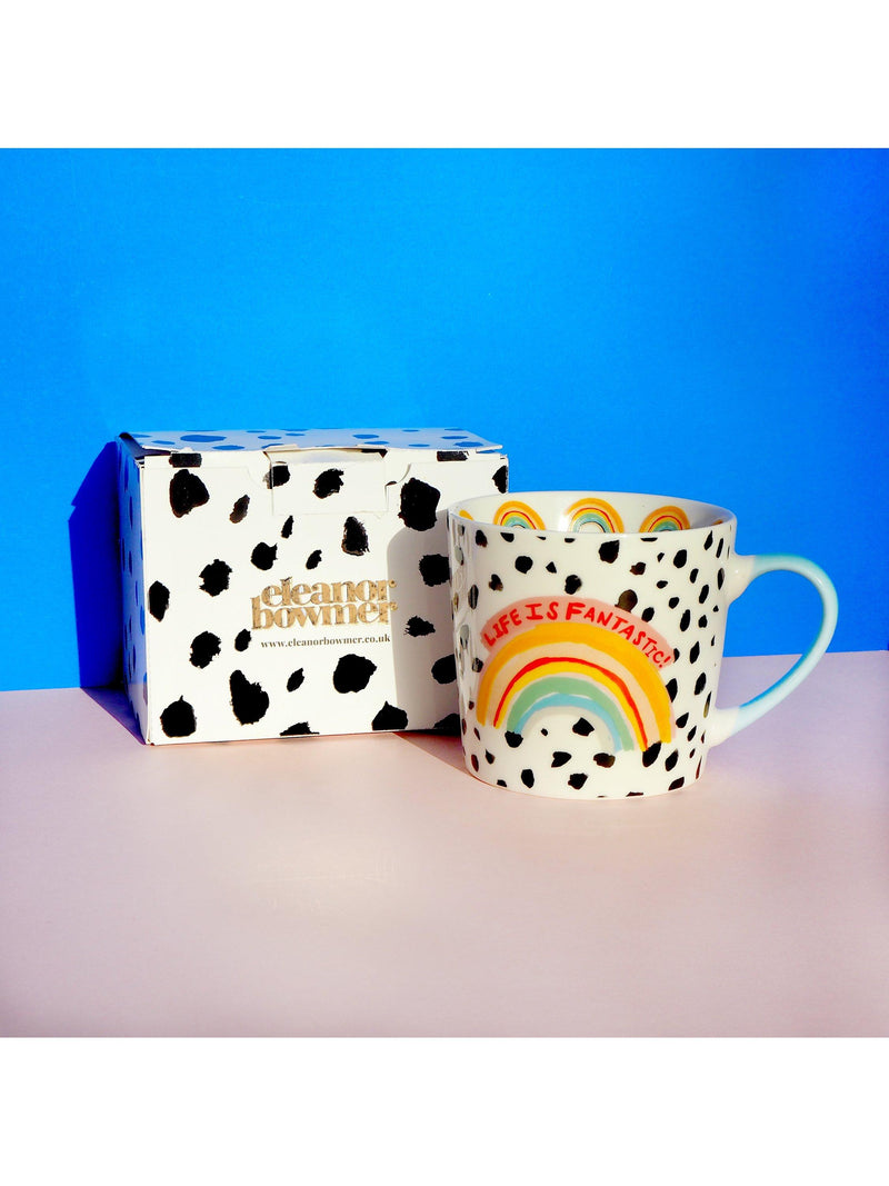 Eleanor Bowmer rainbow mug 300ml new bone china, UK version