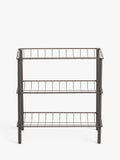 John Lewis narrow shoe rack grey - British product
