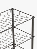 John Lewis narrow shoe rack grey - British product