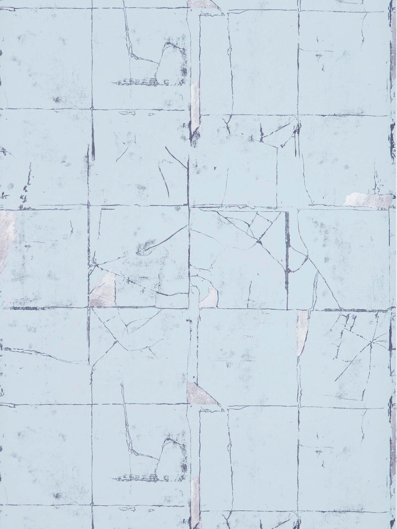 Osborne & Little Faenza Tile wallpaper, imported from the UK