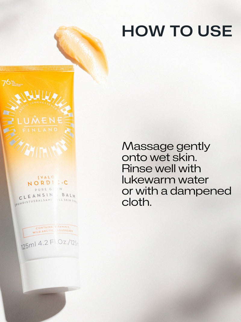 Lumene cleansing balm with Nordic-C complex and Vitamin C, 125ml, UK version