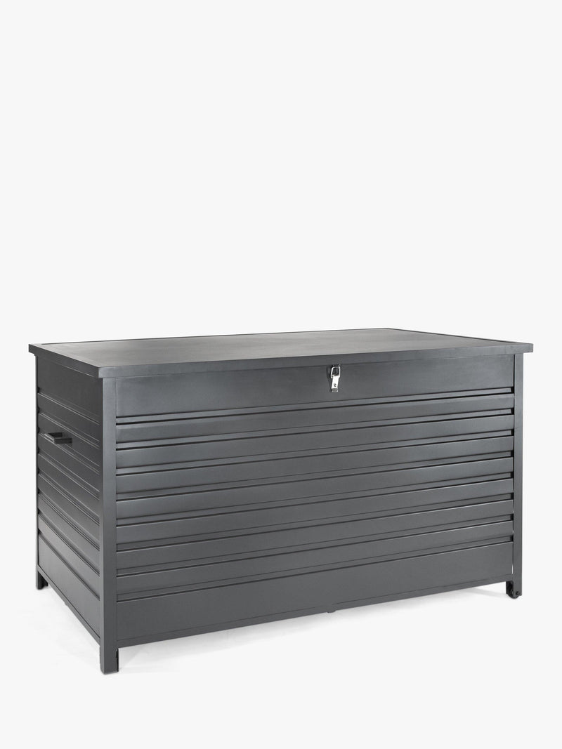 KETTLER Large Aluminium Garden Cushion Storage Box, Anthracite