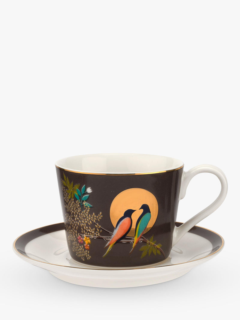 Sara Miller birds espresso mugs set of 4 100ml (British brand)