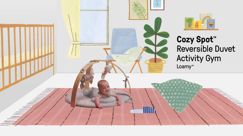 Ingenuity Cozy Spot Reversible Activity Gym