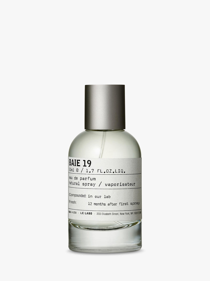 Le Labo Baie 19 fragrance bottle , imported from the UK