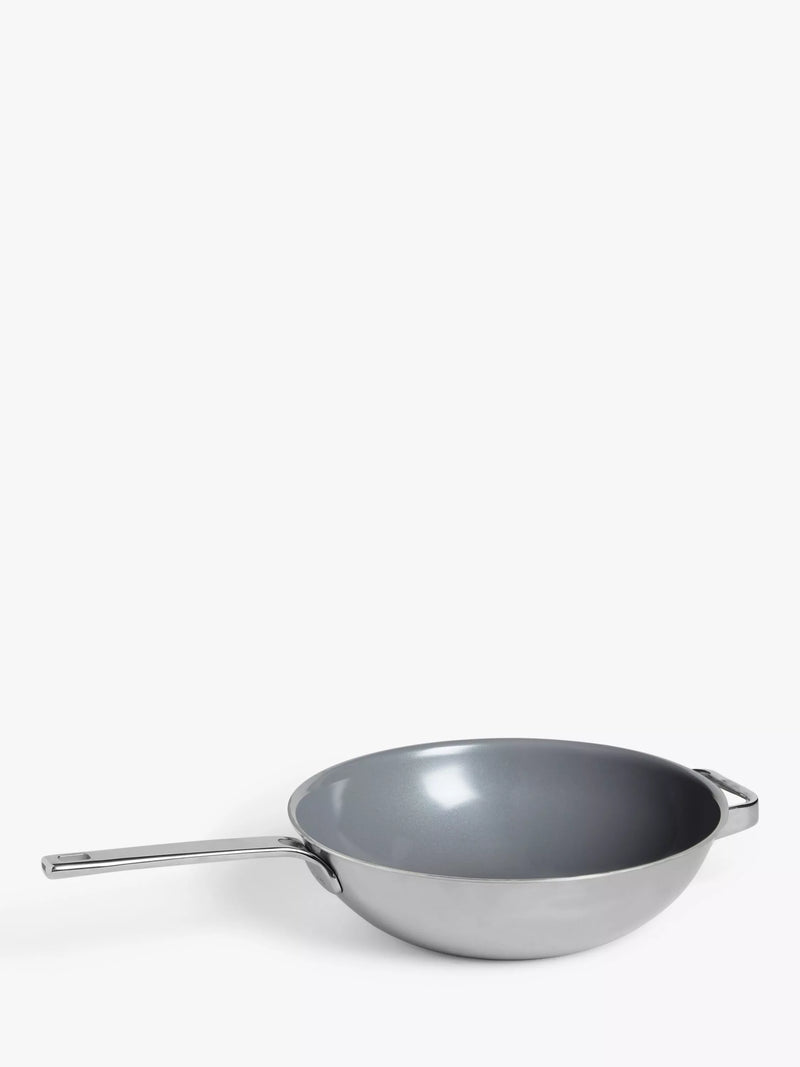 John Lewis ceramic non-stick wok 30cm - British product