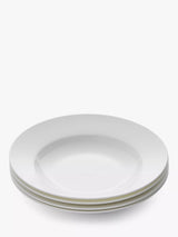 John Lewis Royal Worcester Serendipity Bone China Soup Bowls Set of 4, 23.5cm, White- Buy online at McGrocer
