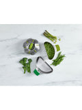 Joseph Joseph Bloom stainless steel folding steamer basket Silver, UK version