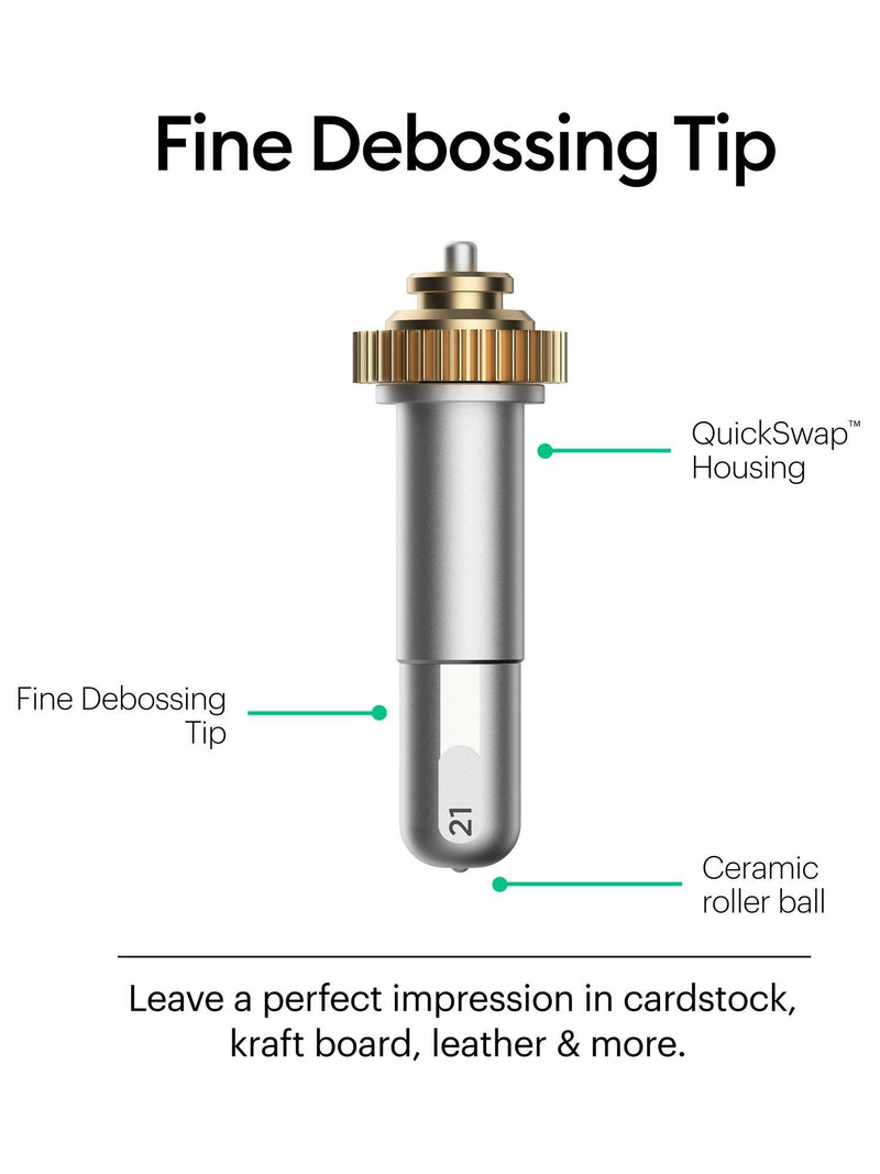Cricut debossing tip with housing, craft machine accessory - British product