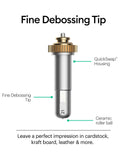 Cricut debossing tip with housing, craft machine accessory - British product