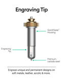 Cricut engraving tip with housing for Cricut Maker, UK version